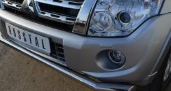 15 999 р. Одинарная защита переднего бампера диаметром 63 мм SLITKOFF  Mitsubishi Pajero ( 4 V90,  4 V80) (2011-2015) 1-ый рестайлинг, 3 дв. 1-ый рестайлинг  с доставкой в г. Пермь. Увеличить фотографию 2