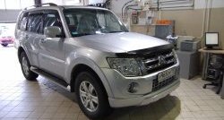 10 499 р. Накладка переднего бампера GT Dynamics Mitsubishi Pajero 4 V80 дорестайлинг (2006-2011) (Дорестайлинг, Неокрашенная)  с доставкой в г. Пермь. Увеличить фотографию 4