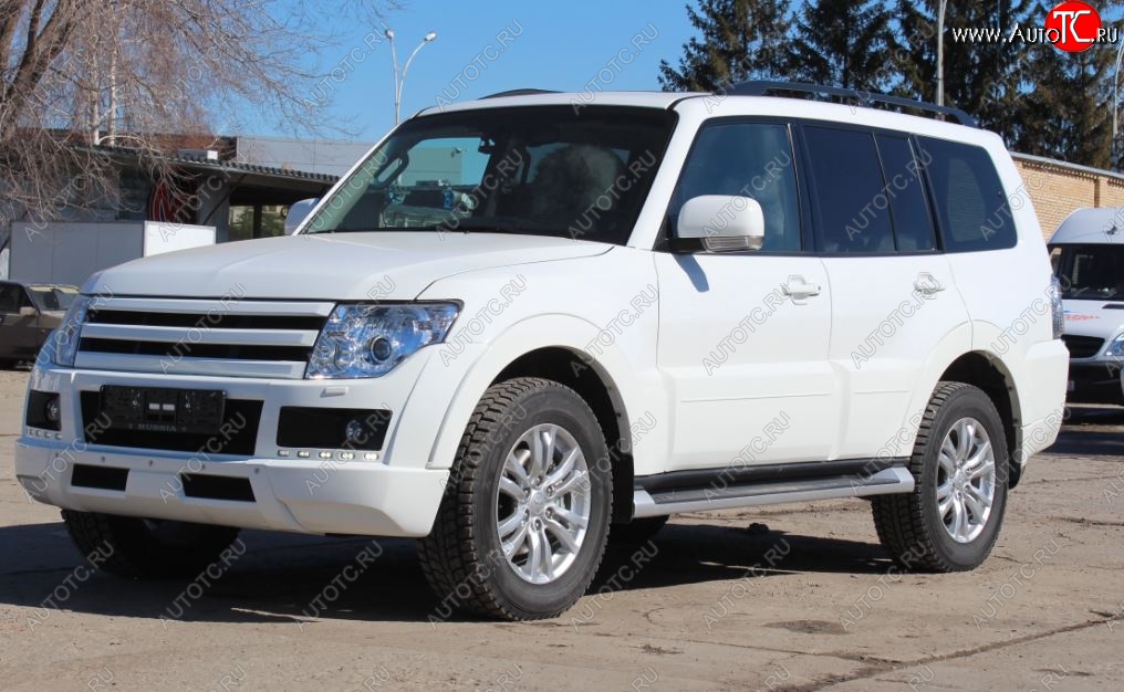 32 999 р. Бампер передний Broomer Design Mitsubishi Pajero 4 V80 дорестайлинг (2006-2011) (Неокрашенный)  с доставкой в г. Пермь