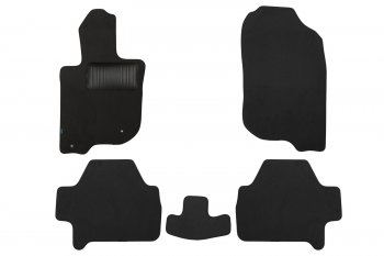 Текстильные коврики салона Klever Premium Mitsubishi Pajero 4 V80 3 дв. 1-ый рестайлинг (2011-2014) (Черные)