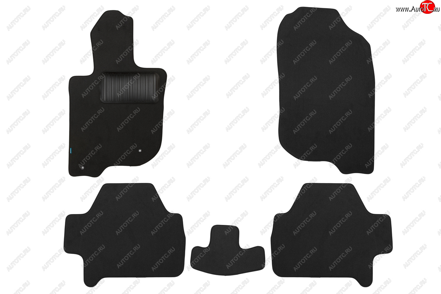 9 549 р. Текстильные коврики салона Klever Premium Mitsubishi Pajero 4 V80 3 дв. 1-ый рестайлинг (2011-2014) (Черные)  с доставкой в г. Пермь