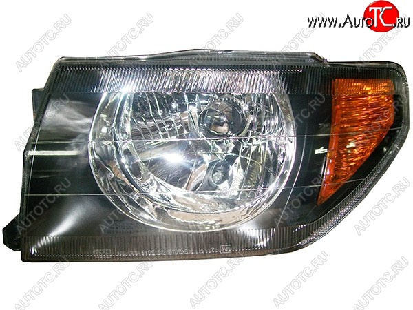 6 649 р. Левая фара (чёрная) SAT Mitsubishi Pajero iO (1998-2007)  с доставкой в г. Пермь