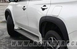 18 199 р. Накладки на колёсные арки CT Mitsubishi Pajero Sport QE дорестайлинг (2015-2021) (Неокрашенные)  с доставкой в г. Пермь. Увеличить фотографию 3