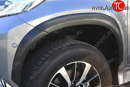 18 199 р. Накладки на колёсные арки CT Mitsubishi Pajero Sport QE дорестайлинг (2015-2021) (Неокрашенные)  с доставкой в г. Пермь