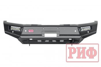 57 999 р. Бампер передний силовой РИФ Mitsubishi Pajero Sport QE дорестайлинг (2015-2021) (С дополнительными фарами, под парктроник)  с доставкой в г. Пермь. Увеличить фотографию 3