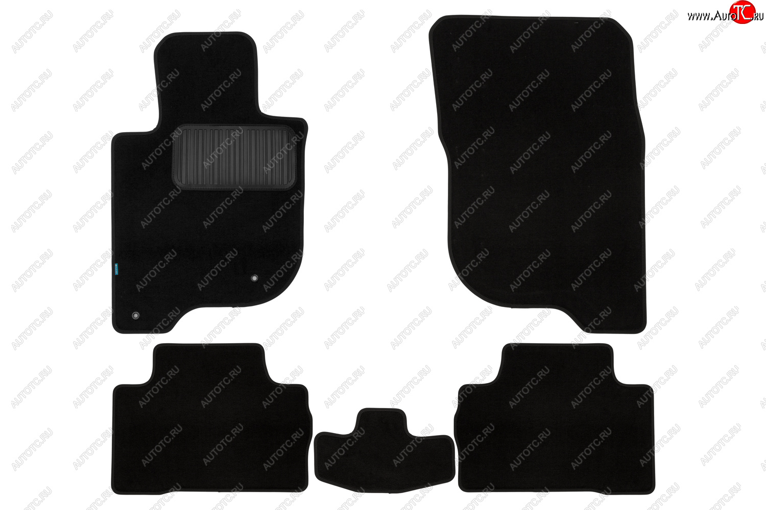 6 199 р. Текстильные коврики салона Klever Premium  Mitsubishi Pajero Sport  QE (2015-2021) дорестайлинг (Черные)  с доставкой в г. Пермь
