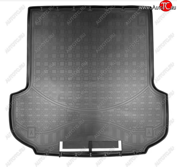3 599 р. Коврик в багажник Norplast Unidec  Mitsubishi Pajero Sport  QE (2015-2021) дорестайлинг (Черный с фартуком)  с доставкой в г. Пермь