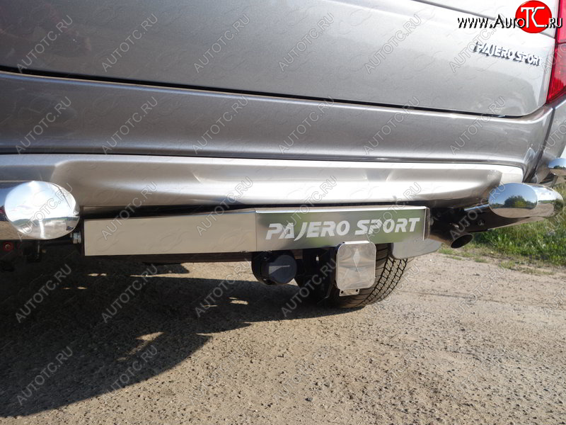 17 599 р. Фаркоп (тягово-сцепное устройство) TCC (надпись Pajero Sport)  Mitsubishi Pajero Sport  QE (2015-2021) дорестайлинг (Оцинкованный, шар E)  с доставкой в г. Пермь