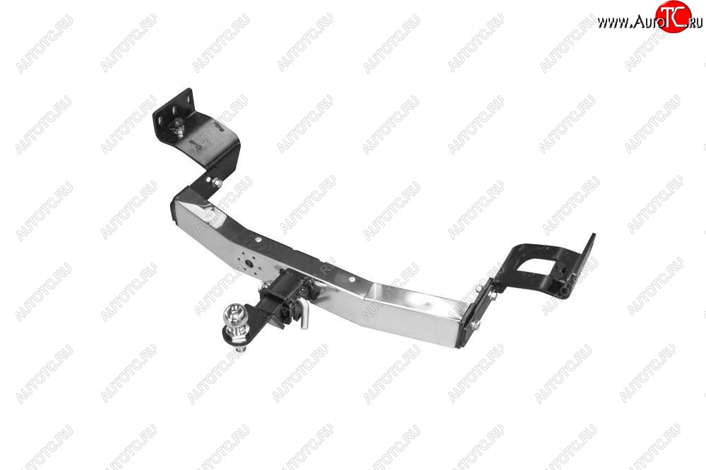 20 299 р. Фаркоп PT GROUP /съемный квадрат/ с НЕРЖ накладкой MITSUBISHI Pajero Sport 2008-2020   Mitsubishi Pajero Sport  QE (2015-2021) дорестайлинг  с доставкой в г. Пермь