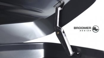 22 749 р. Багажный бокс Broomer Venture (420 л/189x89x40 см) на крышу   (Покрытие: шагрень, Цвет: чёрный)  с доставкой в г. Пермь. Увеличить фотографию 5