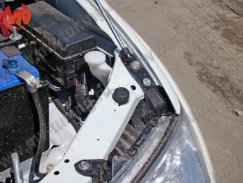 2 969 р. Упор капота MV-Tuning (одинарный) Mitsubishi Pajero Sport PB дорестайлинг (2008-2013)  с доставкой в г. Пермь. Увеличить фотографию 4