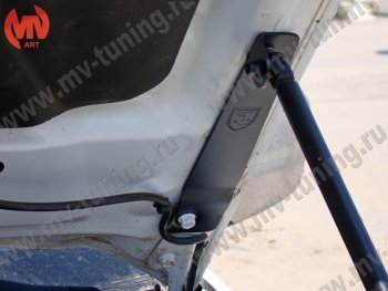 2 969 р. Упор капота MV-Tuning (одинарный) Mitsubishi Pajero Sport PB дорестайлинг (2008-2013)  с доставкой в г. Пермь. Увеличить фотографию 5