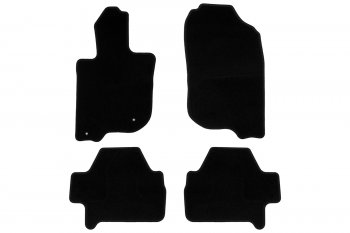 Текстильные коврики салона Klever Econom Mitsubishi Pajero Sport PB дорестайлинг (2008-2013) (Черные)