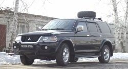 1 899 р. Защитная сетка решетки переднего бампера РА Mitsubishi Pajero Sport PA дорестайлинг (1996-2004)  с доставкой в г. Пермь. Увеличить фотографию 3
