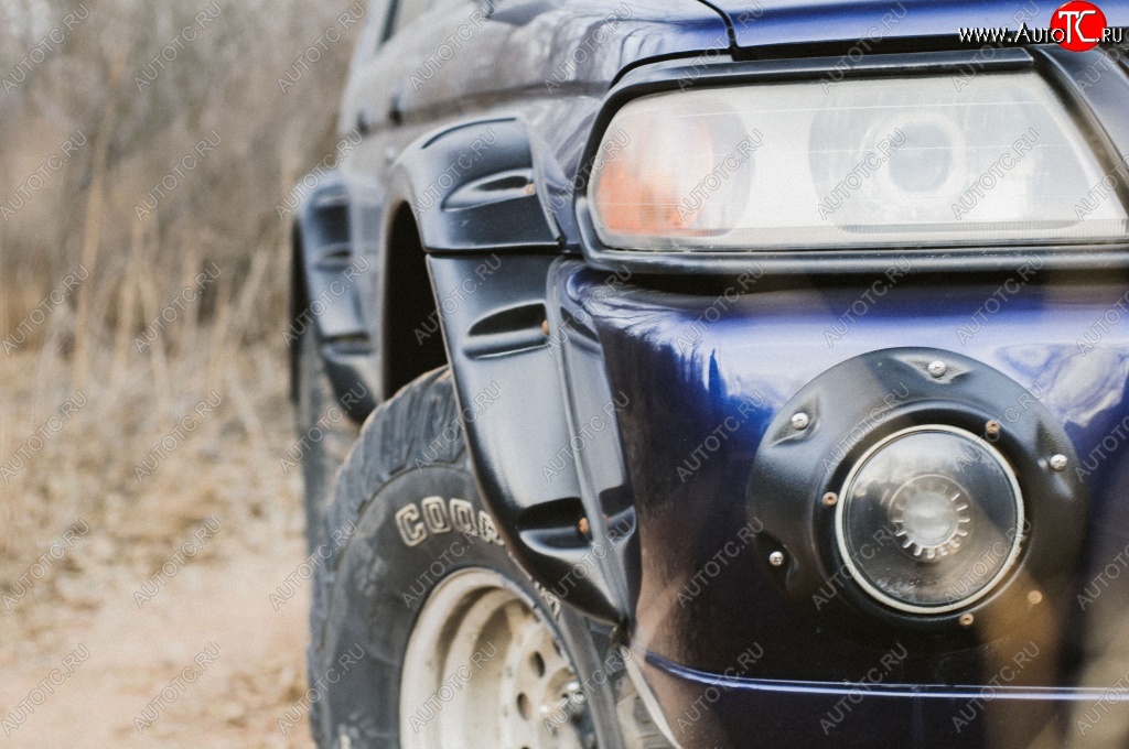 1 949 р. Подиумы противотуманных фар RA Mitsubishi Pajero Sport PA дорестайлинг (1996-2004)  с доставкой в г. Пермь