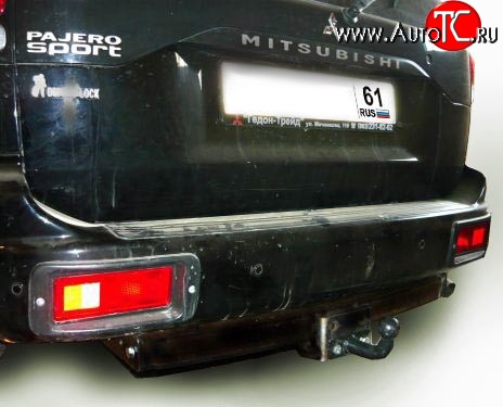 7 449 р. Фаркоп Лидер Плюс (до 1200 кг) Mitsubishi Pajero Sport PA дорестайлинг (1996-2004) (Без электропакета)  с доставкой в г. Пермь