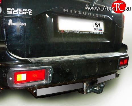 8 199 р. Фаркоп Лидер Плюс (с нерж. пластиной) Mitsubishi Pajero Sport PA дорестайлинг (1996-2004) (Без электропакета)  с доставкой в г. Пермь
