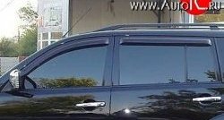 Комплект дефлекторов окон (ветровиков) 4 шт. Russtal Mitsubishi Pajero Sport PB дорестайлинг (2008-2013)