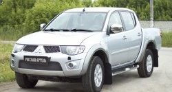 2 199 р. Защитная сетка решетки переднего бампера РА Mitsubishi Pajero Sport PB дорестайлинг (2008-2013)  с доставкой в г. Пермь. Увеличить фотографию 3
