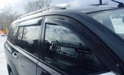 Дефлекторы окон (ветровики) Novline 4 шт. Mitsubishi Pajero Sport PB дорестайлинг (2008-2013)