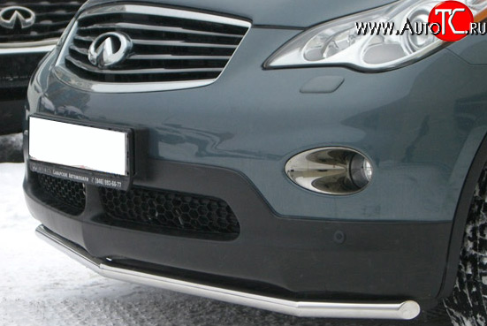 14 399 р. Защита переднего бампера (Ø42 мм, нержавейка) SLITKOFF INFINITI EX35 J50 (2007-2013)  с доставкой в г. Пермь