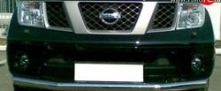 15 249 р. Одинарная защита переднего бампера SLITKOFF диаметром 76 мм Nissan Pathfinder R51 дорестайлинг (2004-2007)  с доставкой в г. Пермь. Увеличить фотографию 4