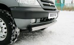 15 449 р. Одинарная защита переднего бампера SLITKOFF диаметром 76 мм  Chevrolet Niva  2123 (2002-2008), Лада 2123 (Нива Шевроле) (2002-2008)  с доставкой в г. Пермь. Увеличить фотографию 3