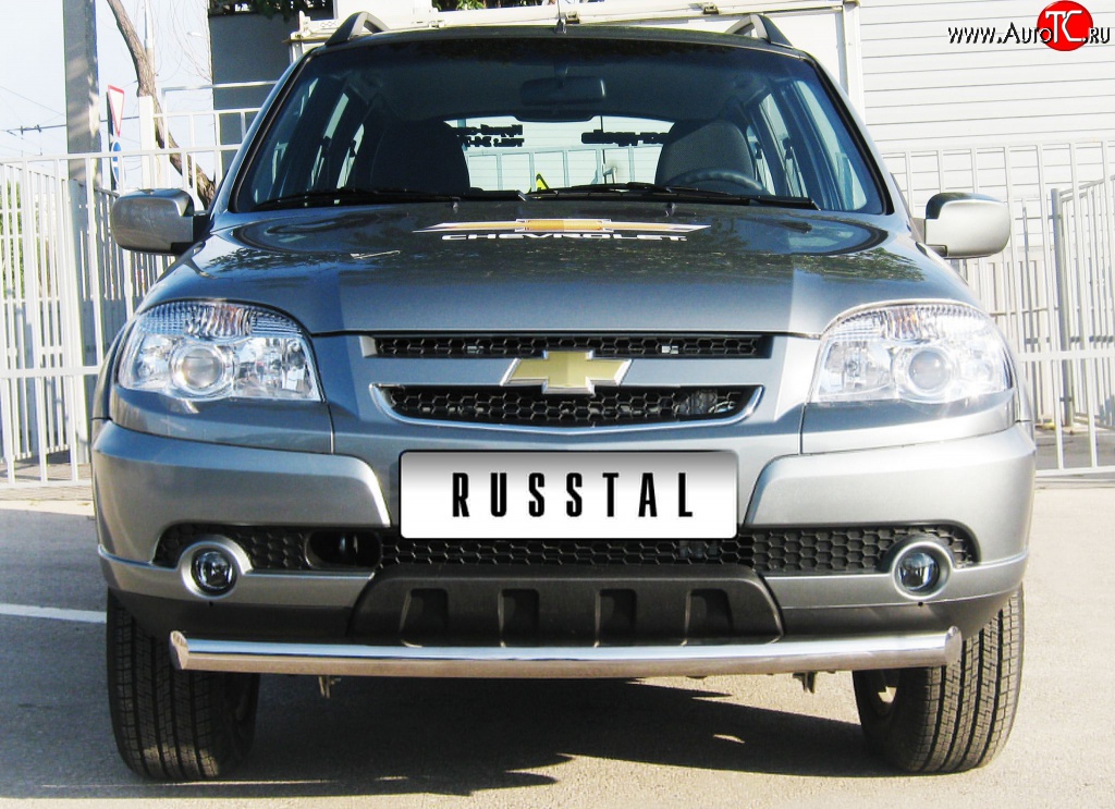 13 649 р. Одинарная защита переднего бампера Bertone диаметром 63 мм  Chevrolet Niva  2123 (2009-2020), Лада 2123 (Нива Шевроле) (2009-2021)  с доставкой в г. Пермь