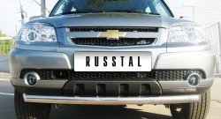 14 949 р. Одинарная защита переднего бампера Bertone диаметром 76 мм  Chevrolet Niva  2123 (2009-2020), Лада 2123 (Нива Шевроле) (2009-2021)  с доставкой в г. Пермь. Увеличить фотографию 2