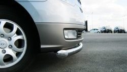 16 749 р. Одинарная защита переднего бампера SLITKOFF 76 мм Hyundai Starex/Grand Starex/H1 TQ дорестайлинг (2007-2013)  с доставкой в г. Пермь. Увеличить фотографию 3