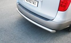 17 449 р. Защита заднего бампера (Ø76 мм, нержавейка) SLITKOFF  Hyundai Starex/Grand Starex/H1  TQ (2007-2018) дорестайлинг, рестайлинг  с доставкой в г. Пермь. Увеличить фотографию 5