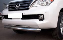 16 749 р. Одинарная защита переднего бампера SLITKOFF 76 мм  Lexus GX460  J150 (2009-2013) дорестайлинг  с доставкой в г. Пермь. Увеличить фотографию 2