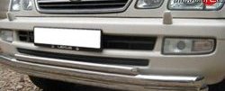 25 349 р. Тройная защита переднего бампера Russtal 63 мм Lexus LX470 J100 дорестайлинг (1998-2002) (Защита из трёх труб d63/63/42 мм)  с доставкой в г. Пермь. Увеличить фотографию 3