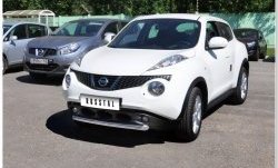 14 249 р. Одинарная защита переднего бампера SLITKOFF диаметром 63 мм  Nissan Juke  1 YF15 (2010-2014) дорестайлинг  с доставкой в г. Пермь. Увеличить фотографию 7
