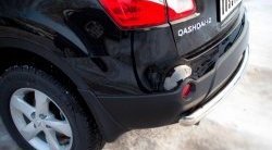 15 249 р. Защита заднего бампера (Ø63 мм, нержавейка) SLITKOFF Nissan Qashqai +2 1 J10 дорестайлинг (2008-2010)  с доставкой в г. Пермь. Увеличить фотографию 2