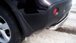 15 249 р. Защита заднего бампера (Ø63 мм, нержавейка) SLITKOFF  Nissan Qashqai  1 (2010-2013) J10 рестайлинг  с доставкой в г. Пермь. Увеличить фотографию 3