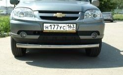 9 499 р. Защита переднего бампера Metall-Design из овальной трубы  Chevrolet Niva  2123 (2009-2020), Лада 2123 (Нива Шевроле) (2009-2021)  с доставкой в г. Пермь. Увеличить фотографию 2