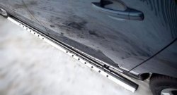 16 649 р. Защита порогов Russtal из овальной трубы с проступью Peugeot 3008 рестайлинг (2013-2017)  с доставкой в г. Пермь. Увеличить фотографию 4