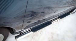 20 999 р. Защита порогов Russtal из овальной трубы с пластиковыми накладками для ног Peugeot 3008 рестайлинг (2013-2017)  с доставкой в г. Пермь. Увеличить фотографию 2