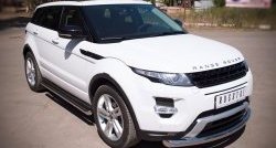 15 349 р. Одинарная защита переднего бампера SLITKOFF диаметром 76 мм (Dynamic) Land Rover Range Rover Evoque 1 L538 дорестайлинг 5 дв. (2011-2015)  с доставкой в г. Пермь. Увеличить фотографию 2