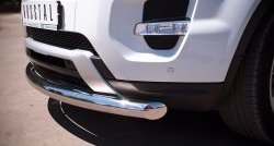15 349 р. Одинарная защита переднего бампера SLITKOFF диаметром 76 мм (Dynamic) Land Rover Range Rover Evoque 1 L538 дорестайлинг 5 дв. (2011-2015)  с доставкой в г. Пермь. Увеличить фотографию 3