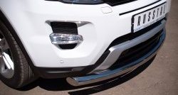 15 349 р. Одинарная защита переднего бампера SLITKOFF диаметром 76 мм (Dynamic) Land Rover Range Rover Evoque 1 L538 дорестайлинг 5 дв. (2011-2015)  с доставкой в г. Пермь. Увеличить фотографию 4