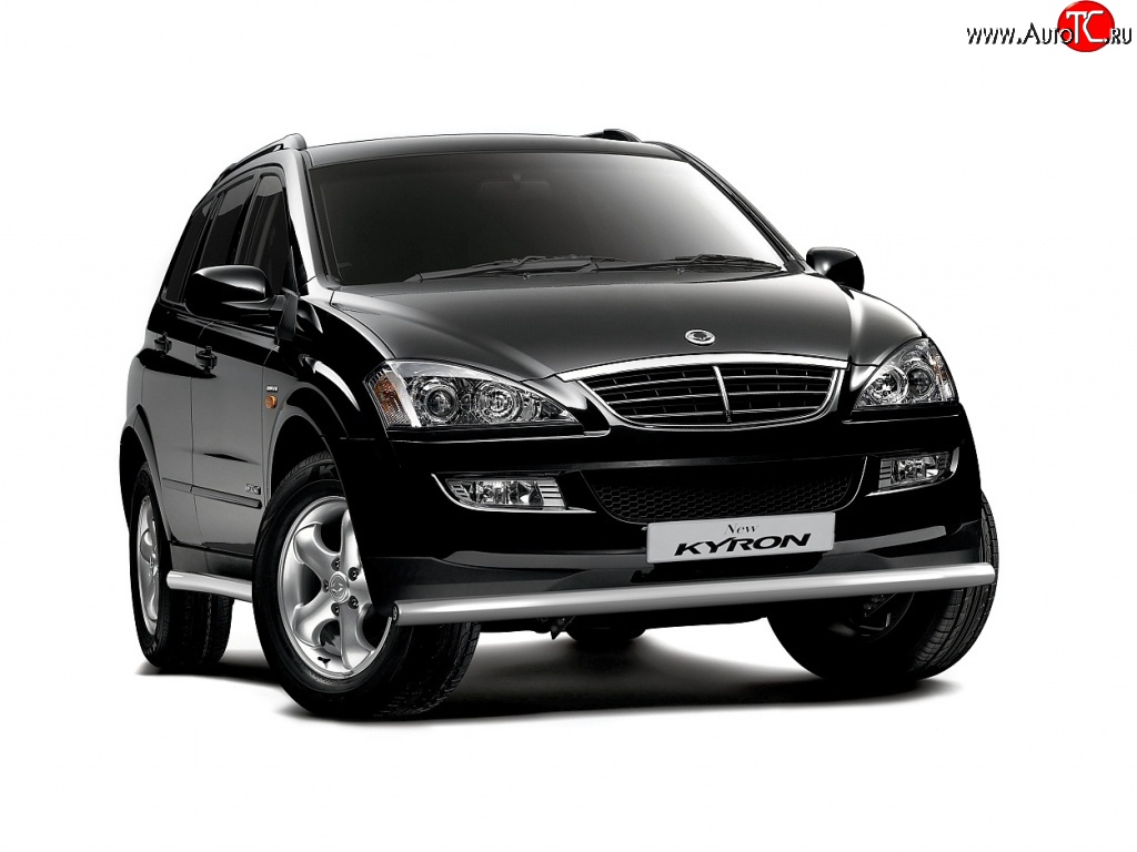 6 699 р. Одинарная защита переднего бампера Petroil Tuning диаметром 63 мм  SSANGYONG Kyron (2005-2007) дорестайлинг  с доставкой в г. Пермь