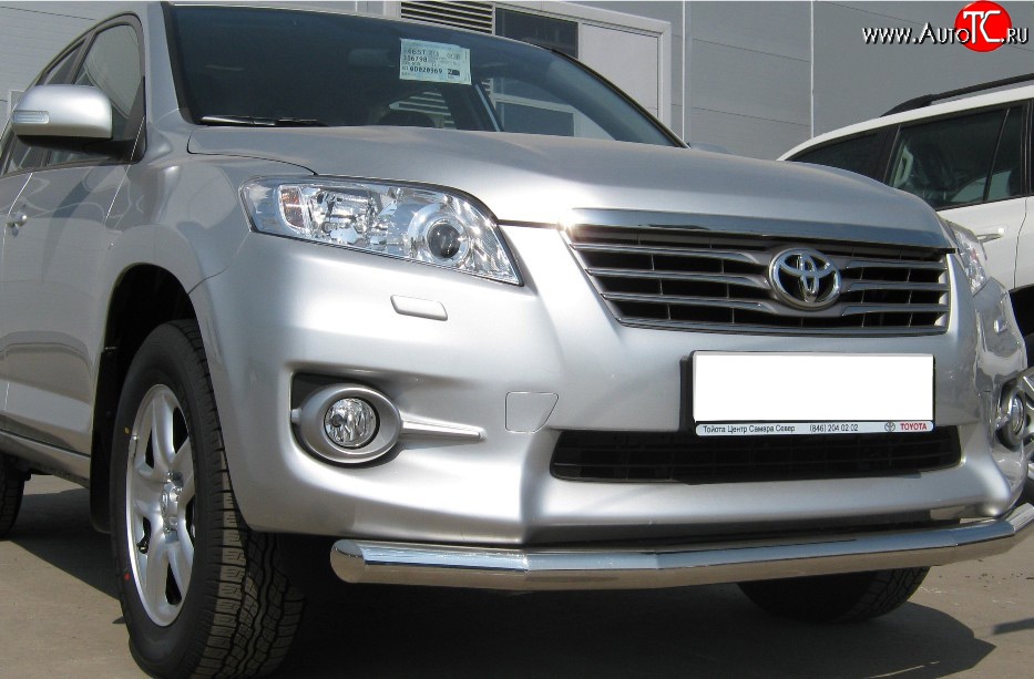 10 349 р. Одинарная защита переднего бампера Russtal 63 мм Toyota RAV4 XA30 5 дв. 2-ой рестайлинг (2010-2013)  с доставкой в г. Пермь