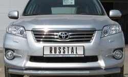 10 349 р. Одинарная защита переднего бампера Russtal 63 мм Toyota RAV4 XA30 5 дв. 2-ой рестайлинг (2010-2013)  с доставкой в г. Пермь. Увеличить фотографию 4