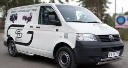 29 599 р. Широкая защита порогов SLITKOFF Volkswagen Transporter T5 дорестайлинг (2003-2009)  с доставкой в г. Пермь. Увеличить фотографию 4