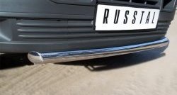 15 799 р. Одинарная защита переднего бампера SLITKOFF диаметром 63 мм Volkswagen Transporter T5 дорестайлинг (2003-2009)  с доставкой в г. Пермь. Увеличить фотографию 3
