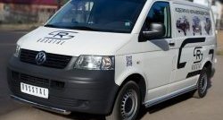15 799 р. Одинарная защита переднего бампера SLITKOFF диаметром 63 мм Volkswagen Transporter T5 дорестайлинг (2003-2009)  с доставкой в г. Пермь. Увеличить фотографию 4