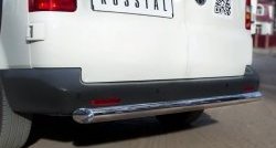 15 799 р. Защита заднего бампера (Ø63 мм, нержавейка) SLITKOFF Volkswagen Transporter T5 дорестайлинг (2003-2009)  с доставкой в г. Пермь. Увеличить фотографию 2