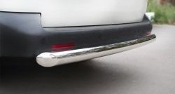16 599 р. Защита заднего бампера (Ø76 мм, нержавейка) SLITKOFF Volkswagen Transporter T5 дорестайлинг (2003-2009)  с доставкой в г. Пермь. Увеличить фотографию 3